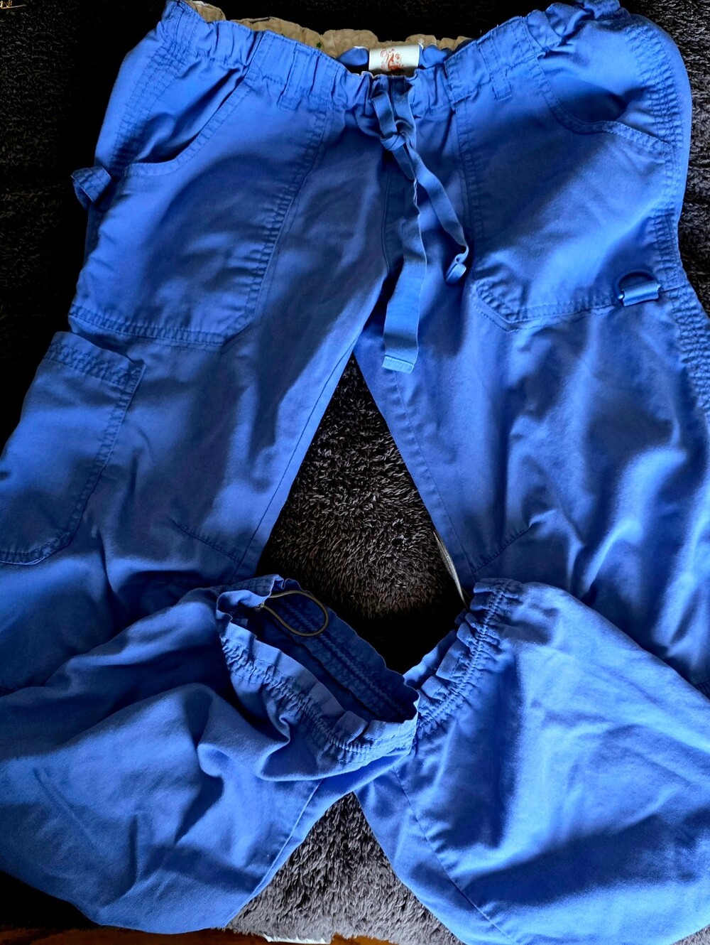 Koi Powder Blue Cargo Jogger Pants